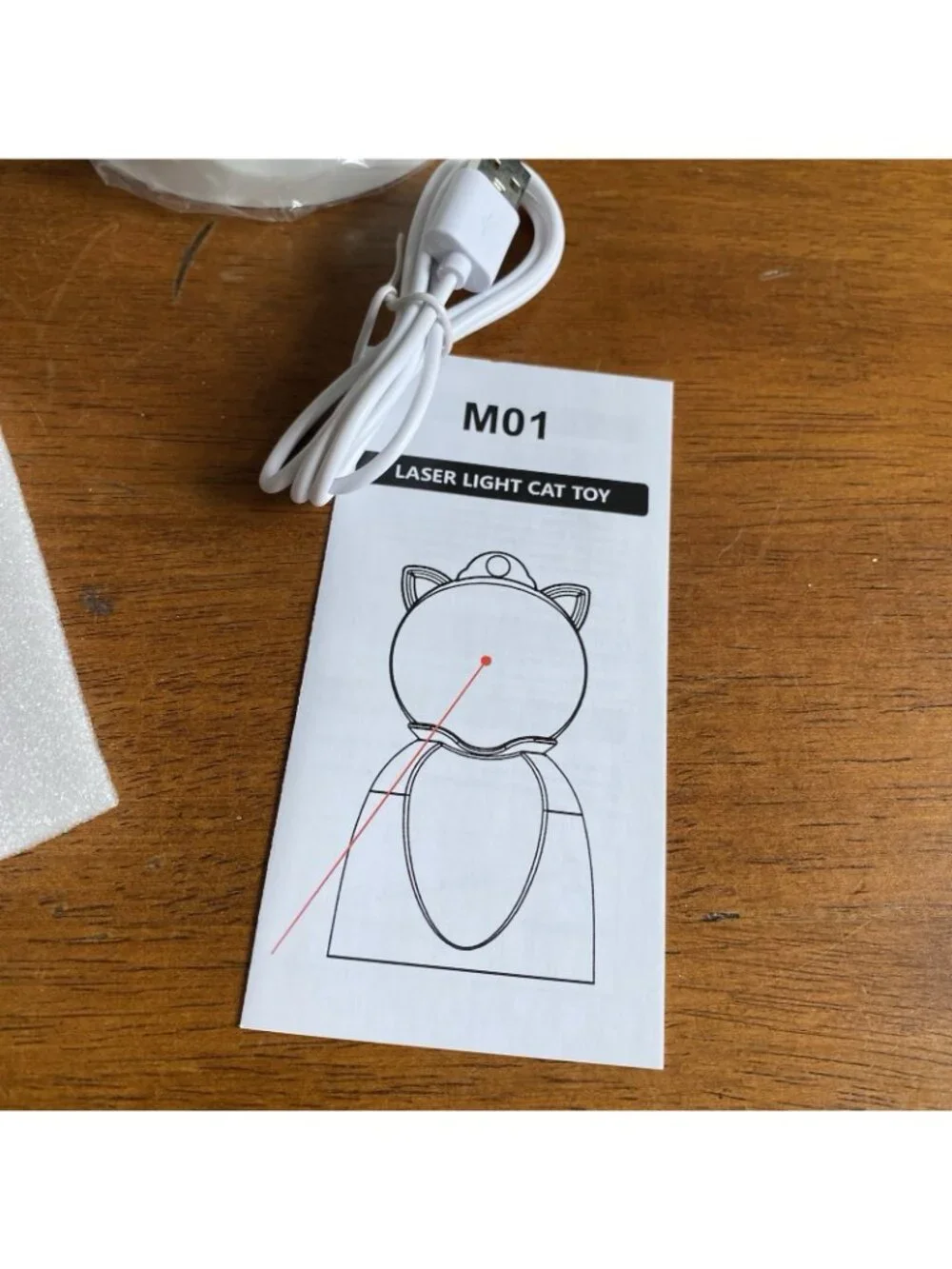Laser Light Cat Toy Interactive Enrichment Automatic Sensor Activated Rechargeab